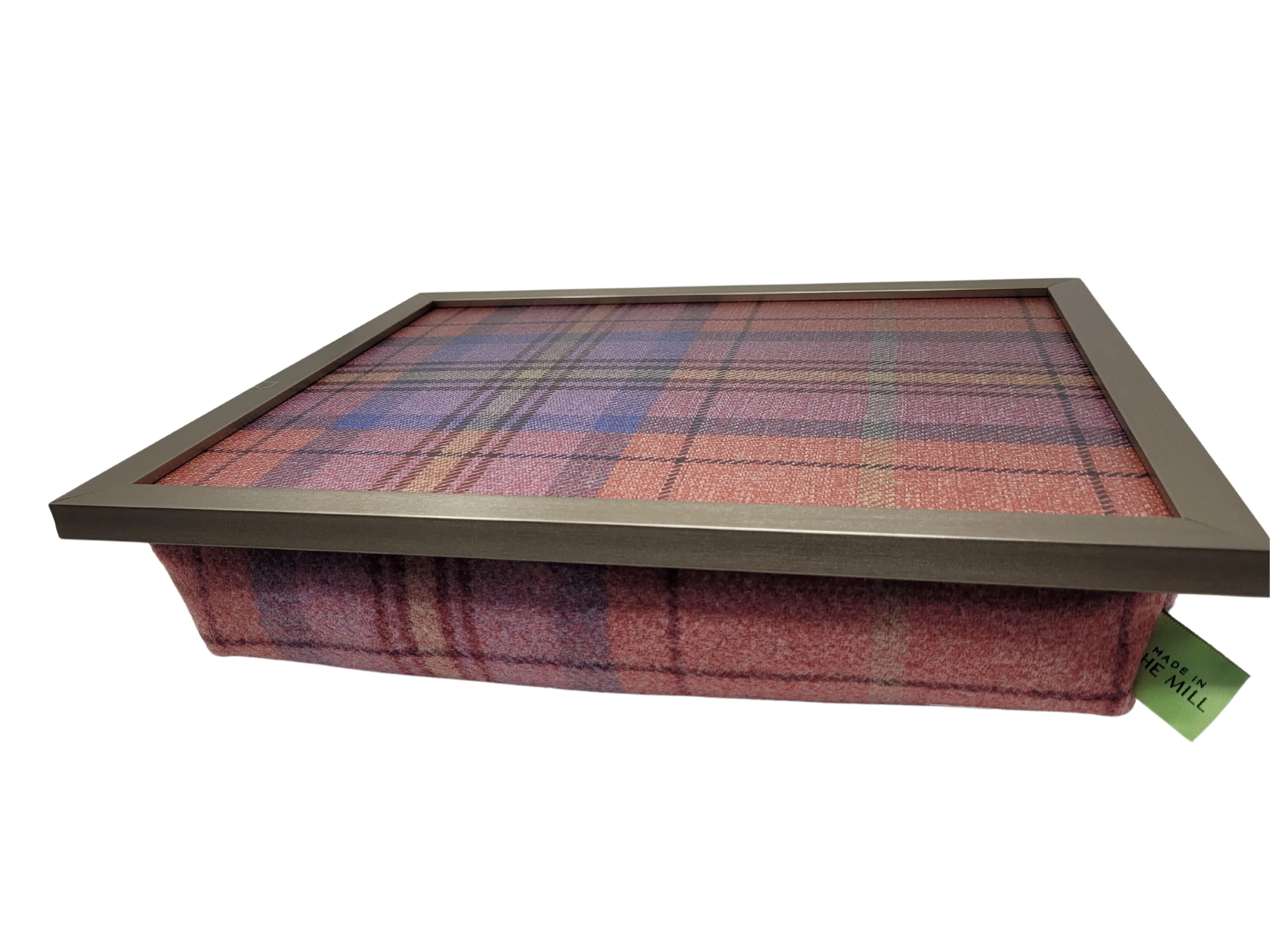 Luxury Bichon Tweed Lap Tray With Bean Bag from Made in the Mill - Image 3