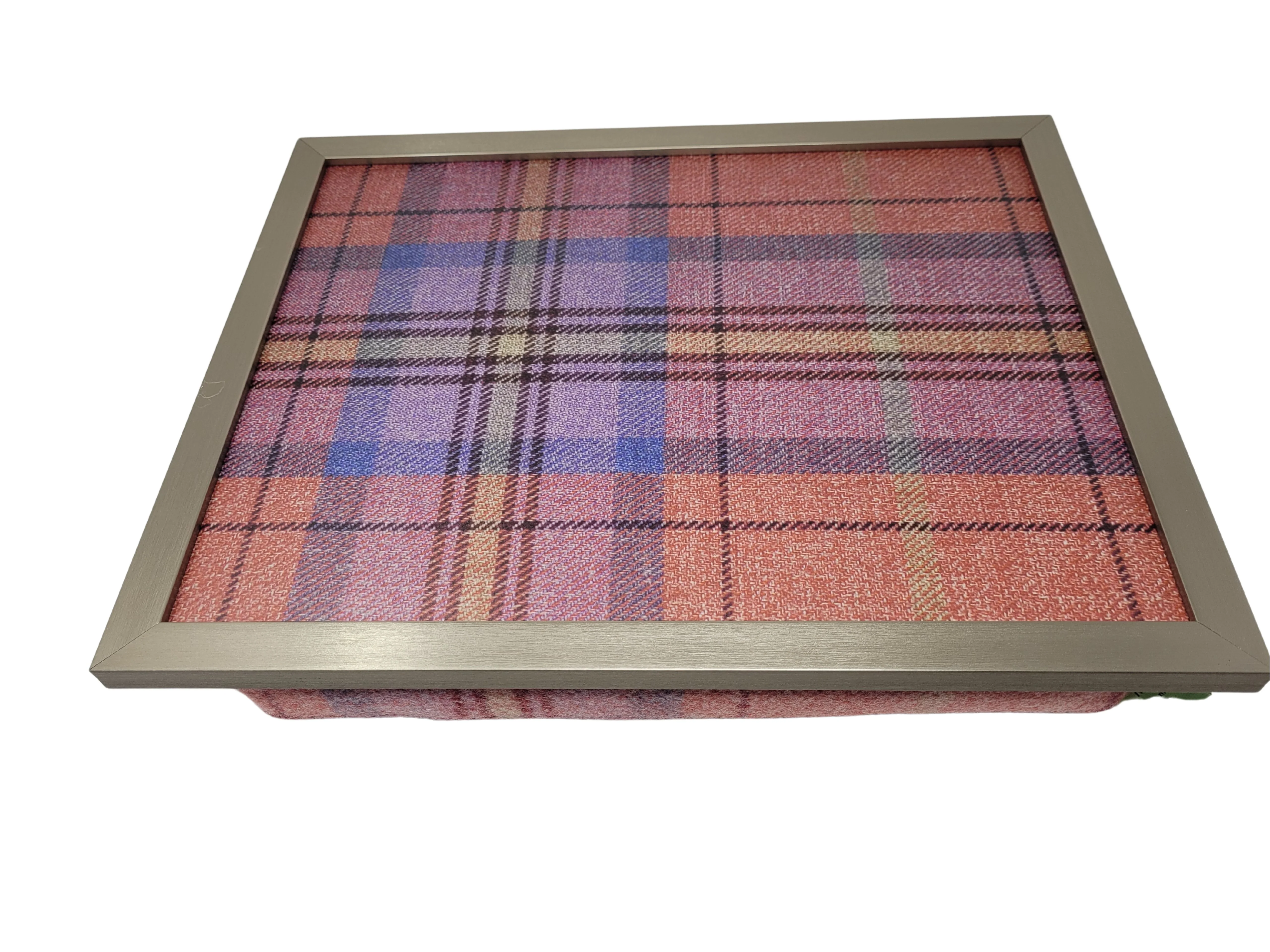 Luxury Bichon Tweed Lap Tray With Bean Bag from Made in the Mill - Image 4