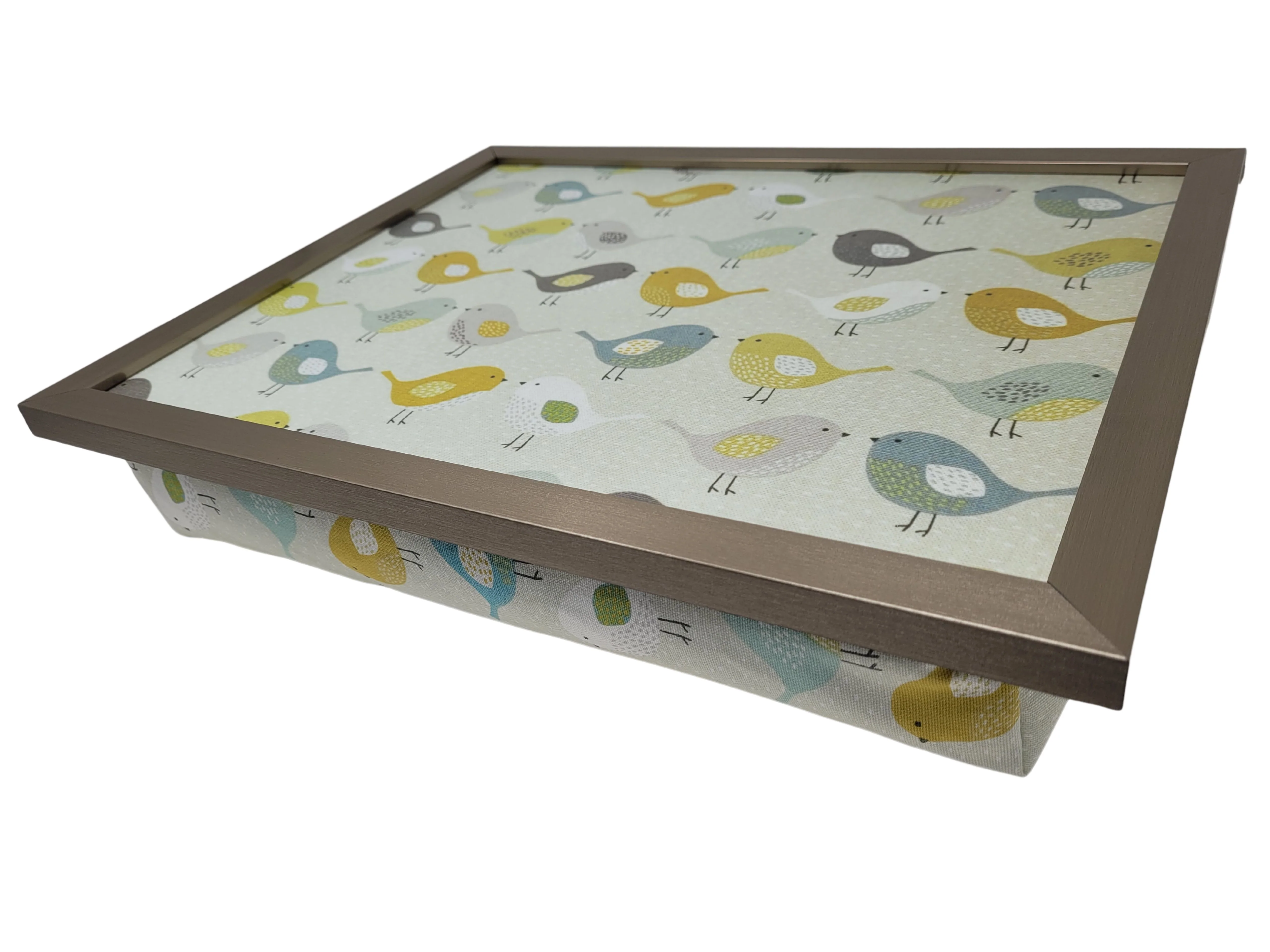 Luxury Lap Tray With Bean Bag from Made in the Mill - Birds Design - Image 3