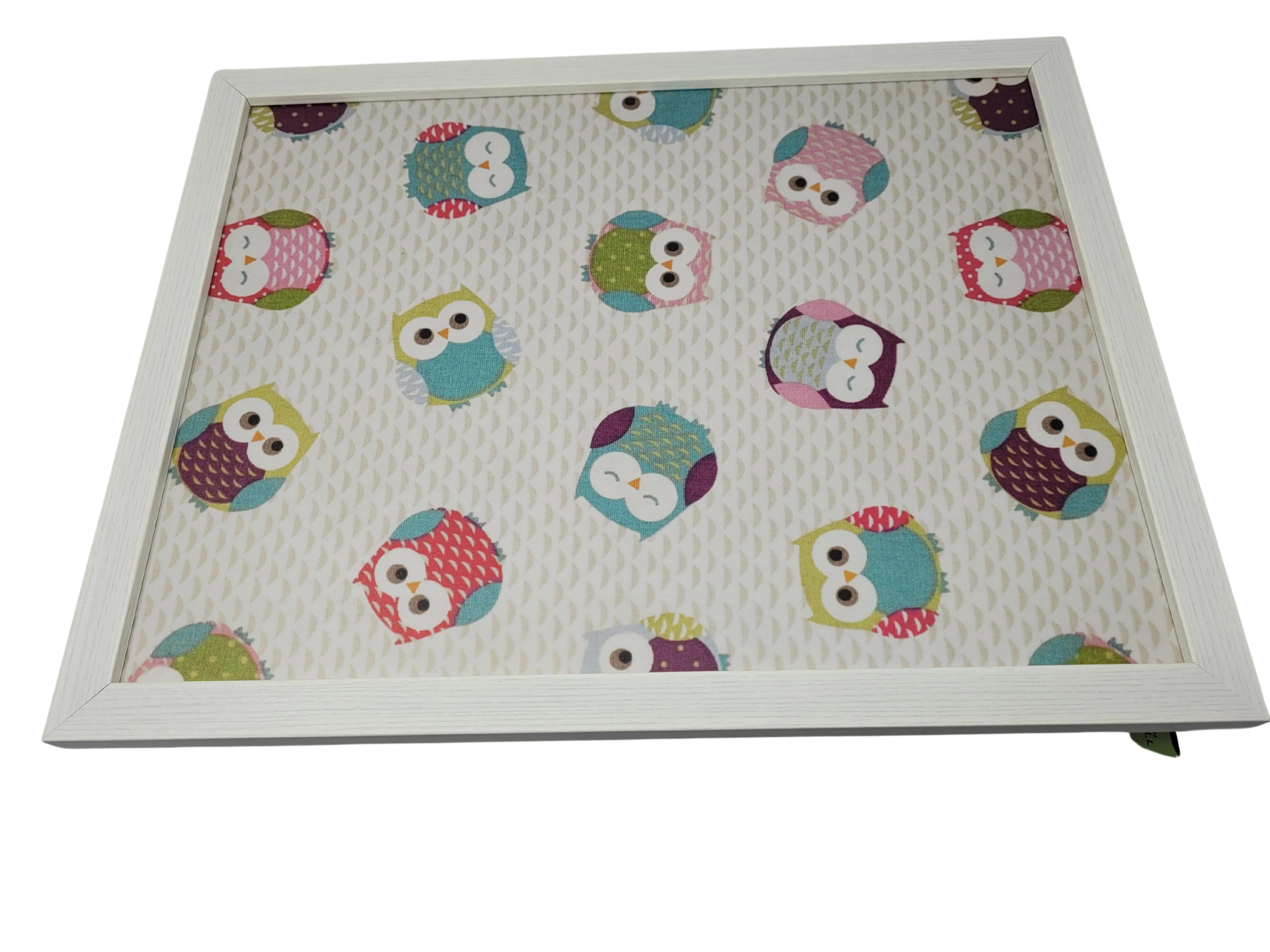 Luxury Lap Tray With Bean Bag from Made in the Mill - Owls Design - Image 3