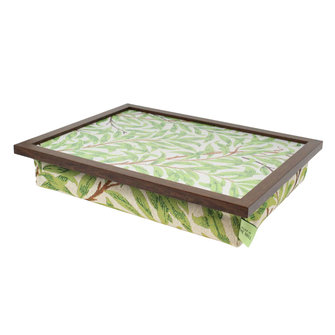 Luxury Sage Willow Lap Tray With Bean Bag from Made in the Mill - Image 3