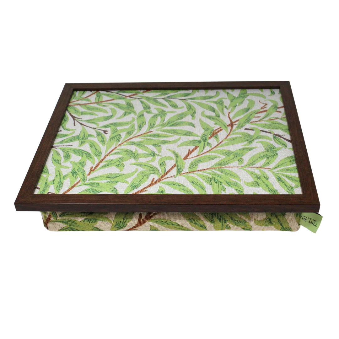 Luxury Sage Willow Lap Tray With Bean Bag from Made in the Mill - Image 4