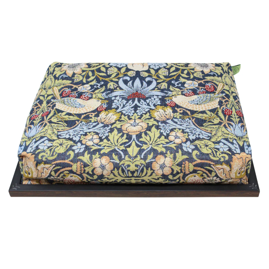 Luxury Strawberry Thief Lap Tray With Bean Bag from Made in the Mill - Image 3