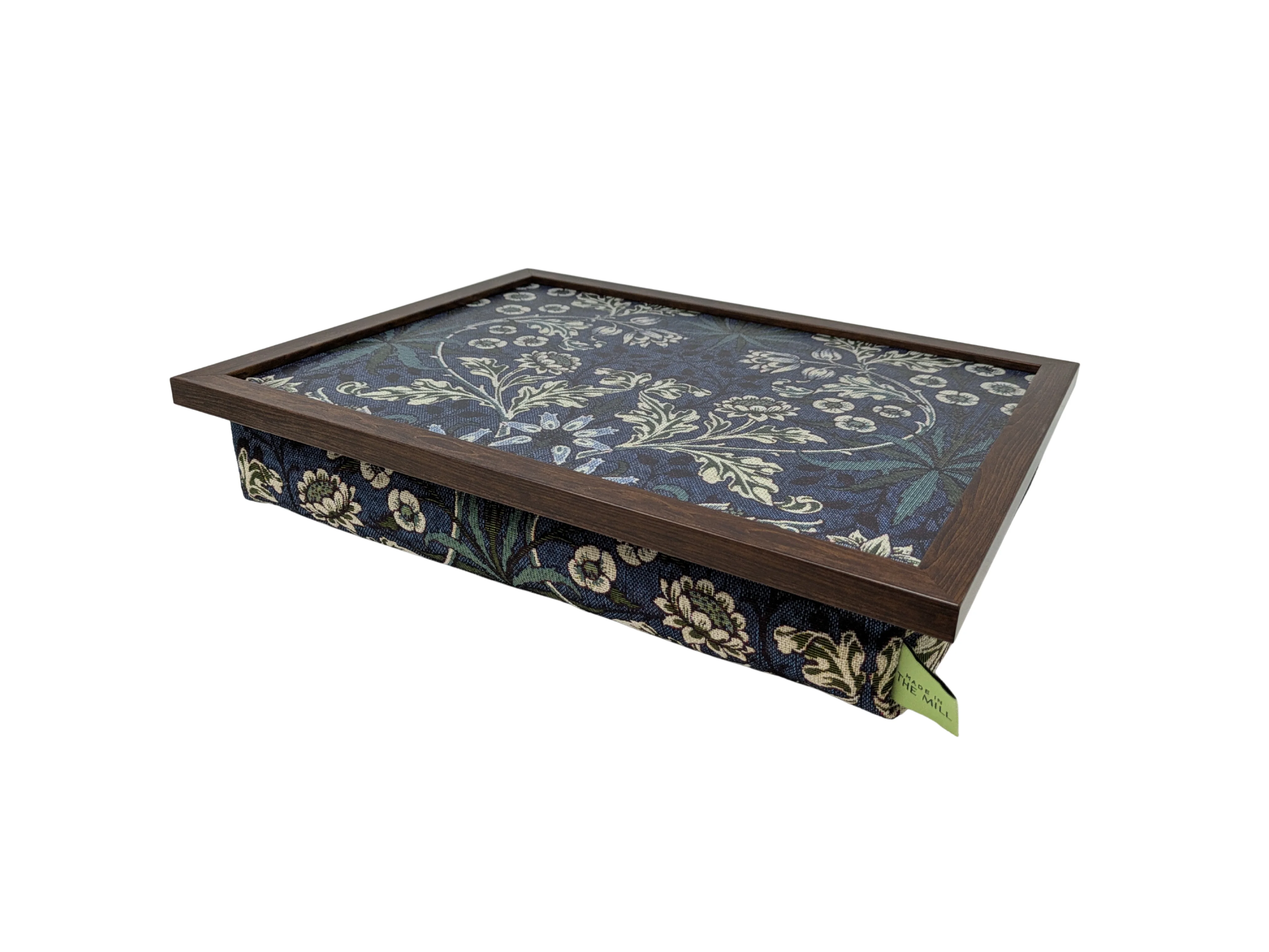 Luxury William Morris "Hyacinth" Lap Tray With Bean Bag from Made in the Mill - Image 3