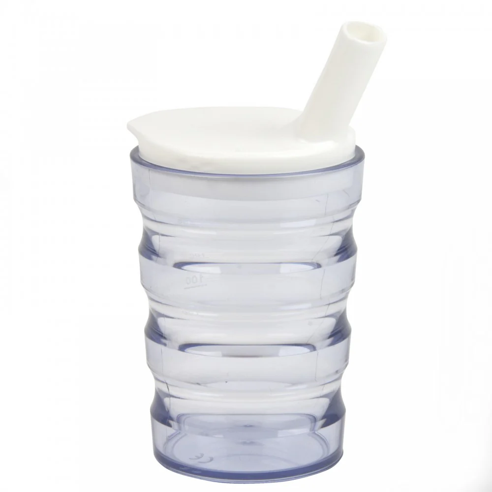 Non-Spill Drinking Cup with Spout & Small Aperture