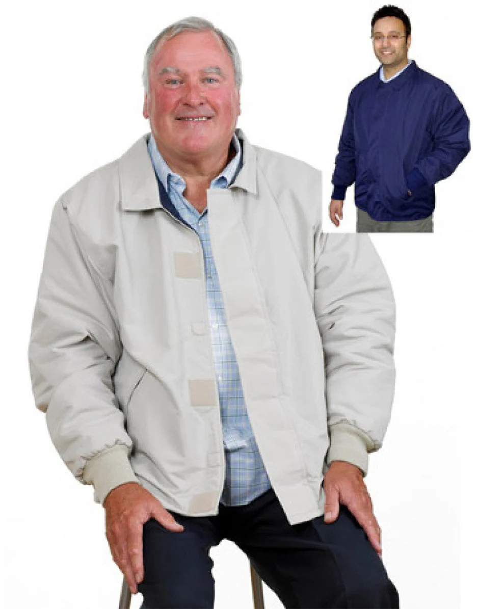 Unisex Open Back Adaptive Jacket - Small