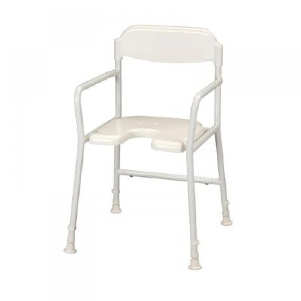 Shower Stool with Arms & Back Rest