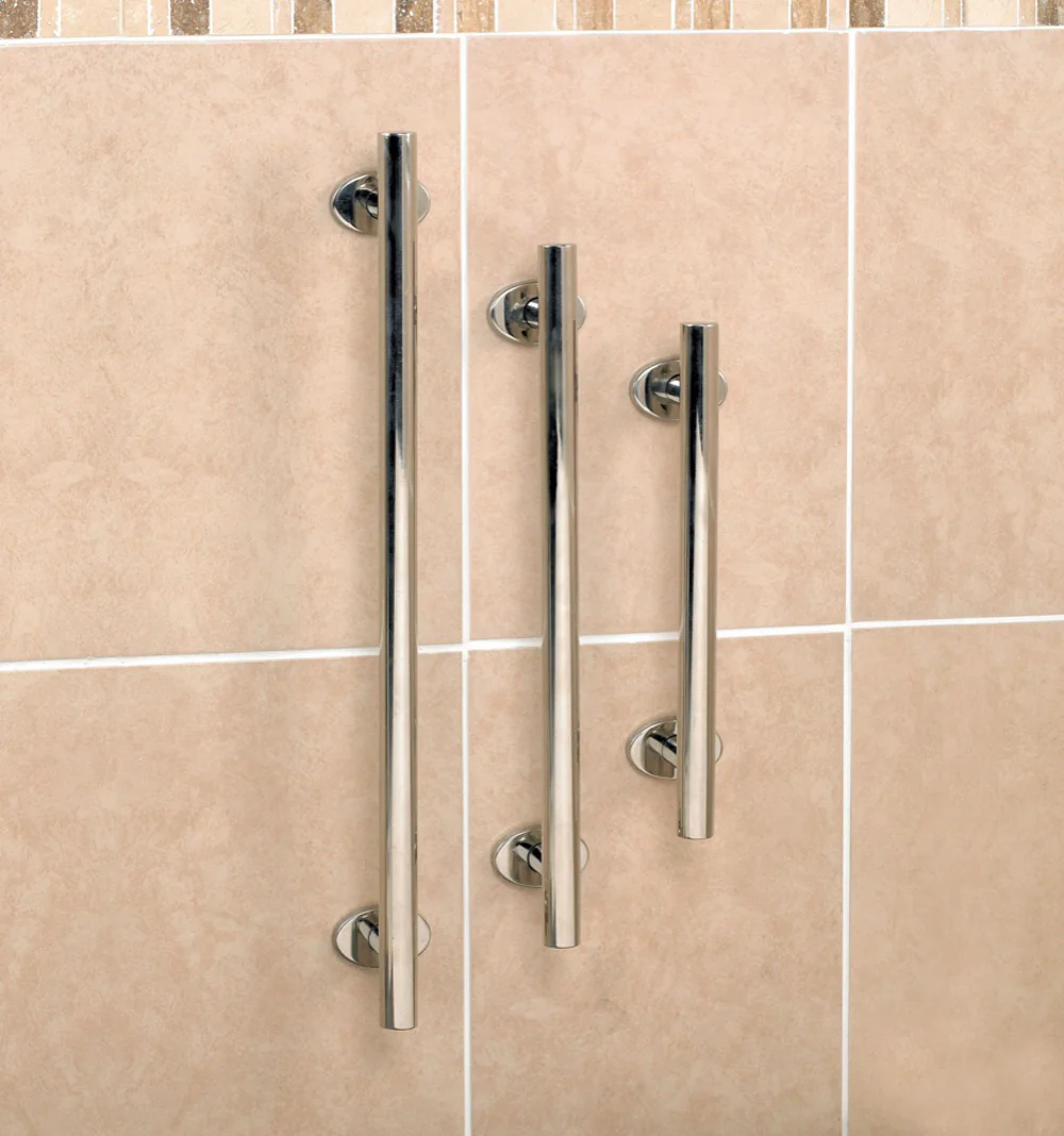 Polished Stainless Steel Chrome Grab Rails - Image 5
