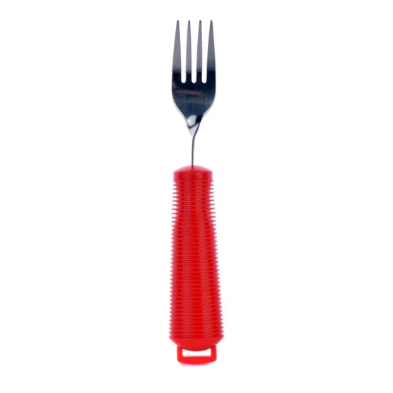 Red Handled Bendable Fork