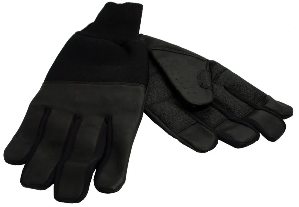 Revara Sports Leather Winter Weight Wheelchair Gloves