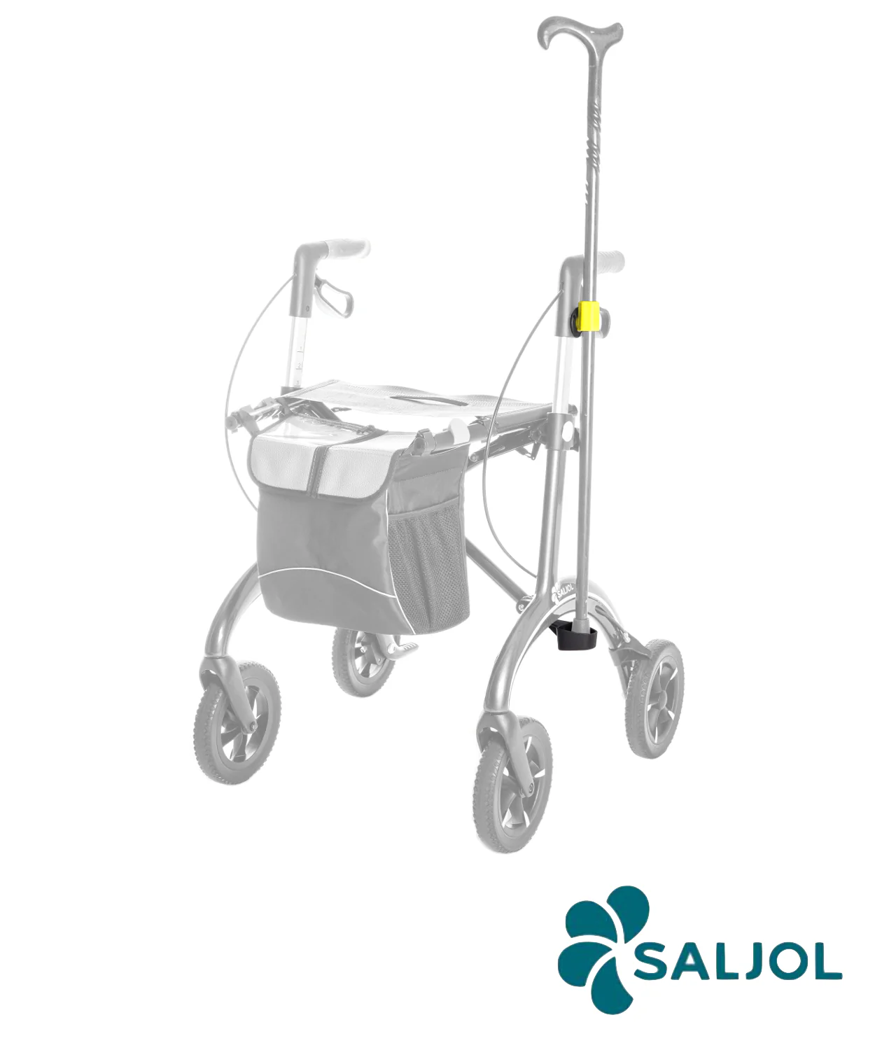 SALJOL Carbon Rollator - Stick/Cane Holder