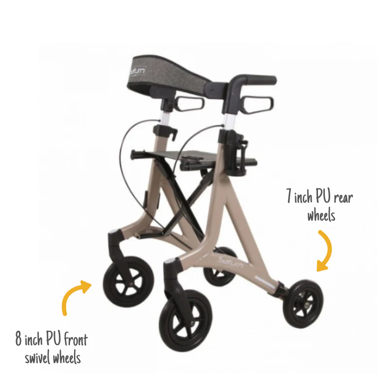 Saturn 4 Wheel Rollator/Walker - Image 3