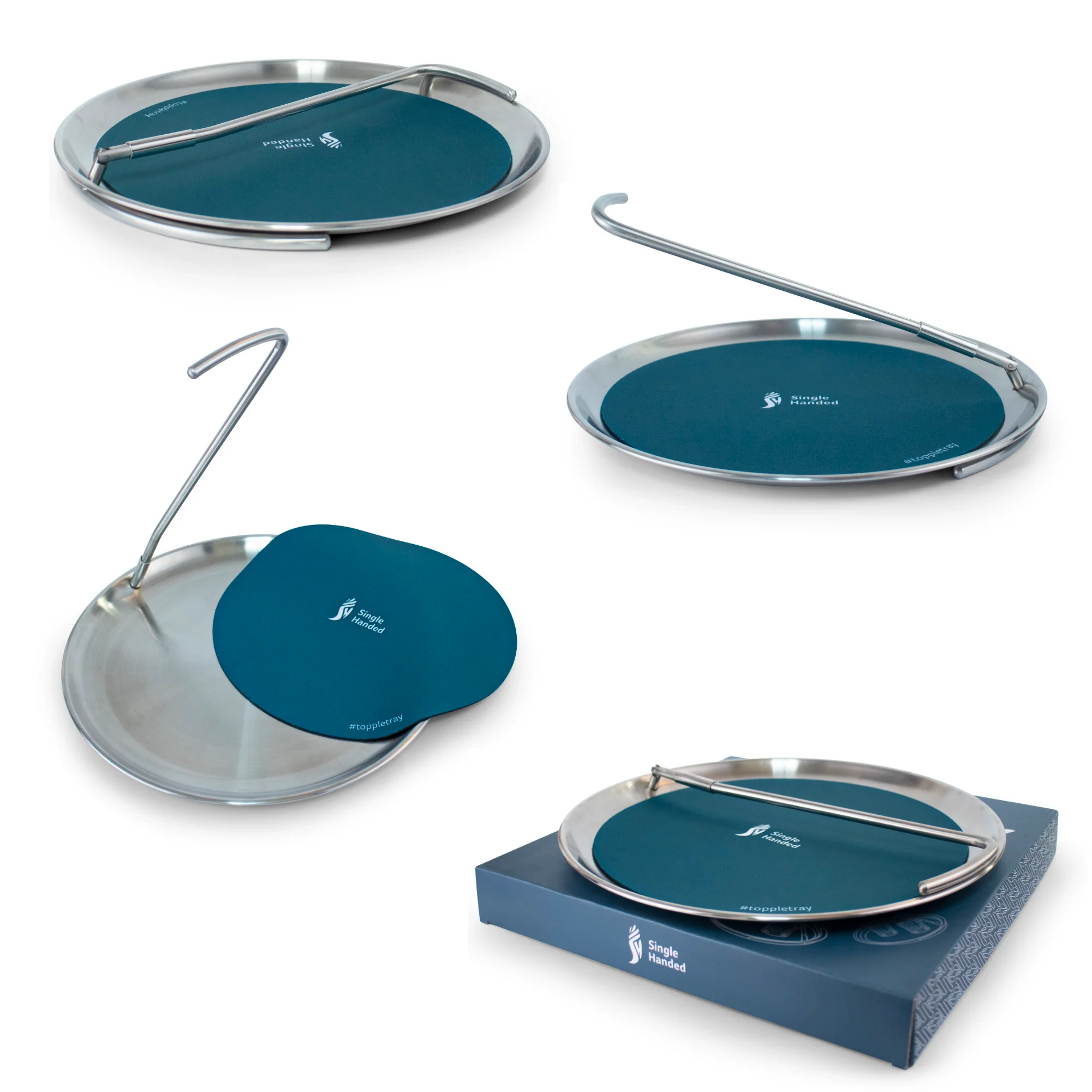 Topple Tray Single Handed Serving Tray - Image 5