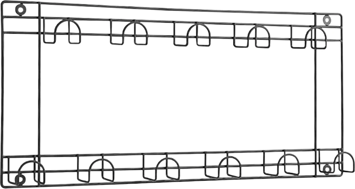 Wall Mounted Two Tier Tool Rack - Image 2