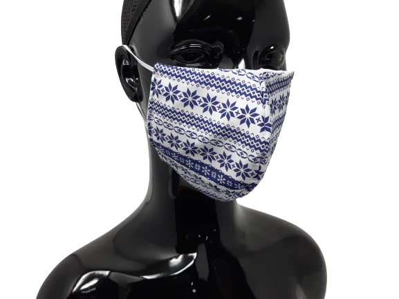 Washable and Reusable Snowflakes Christmas Face Mask