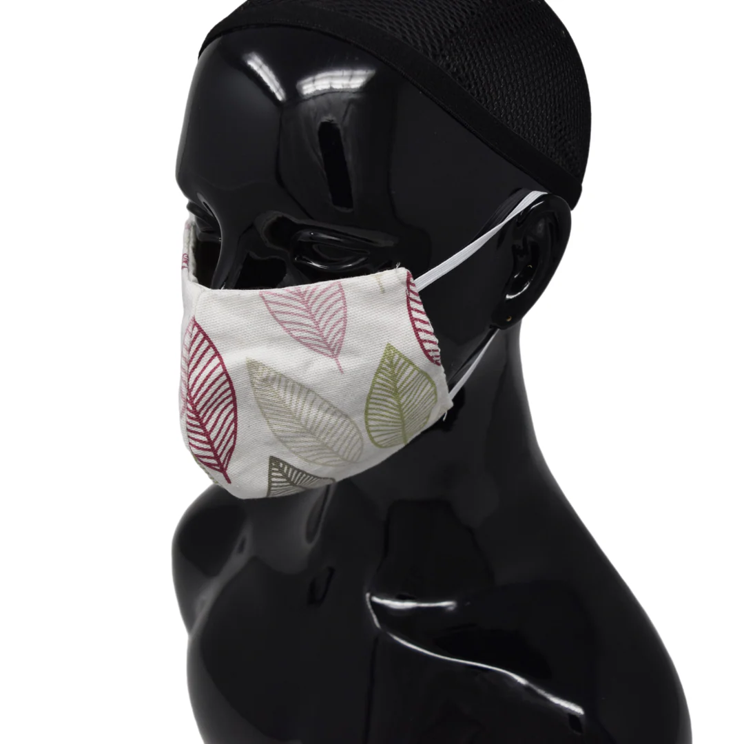 Washable, Reusable Face Mask | Leaf Print