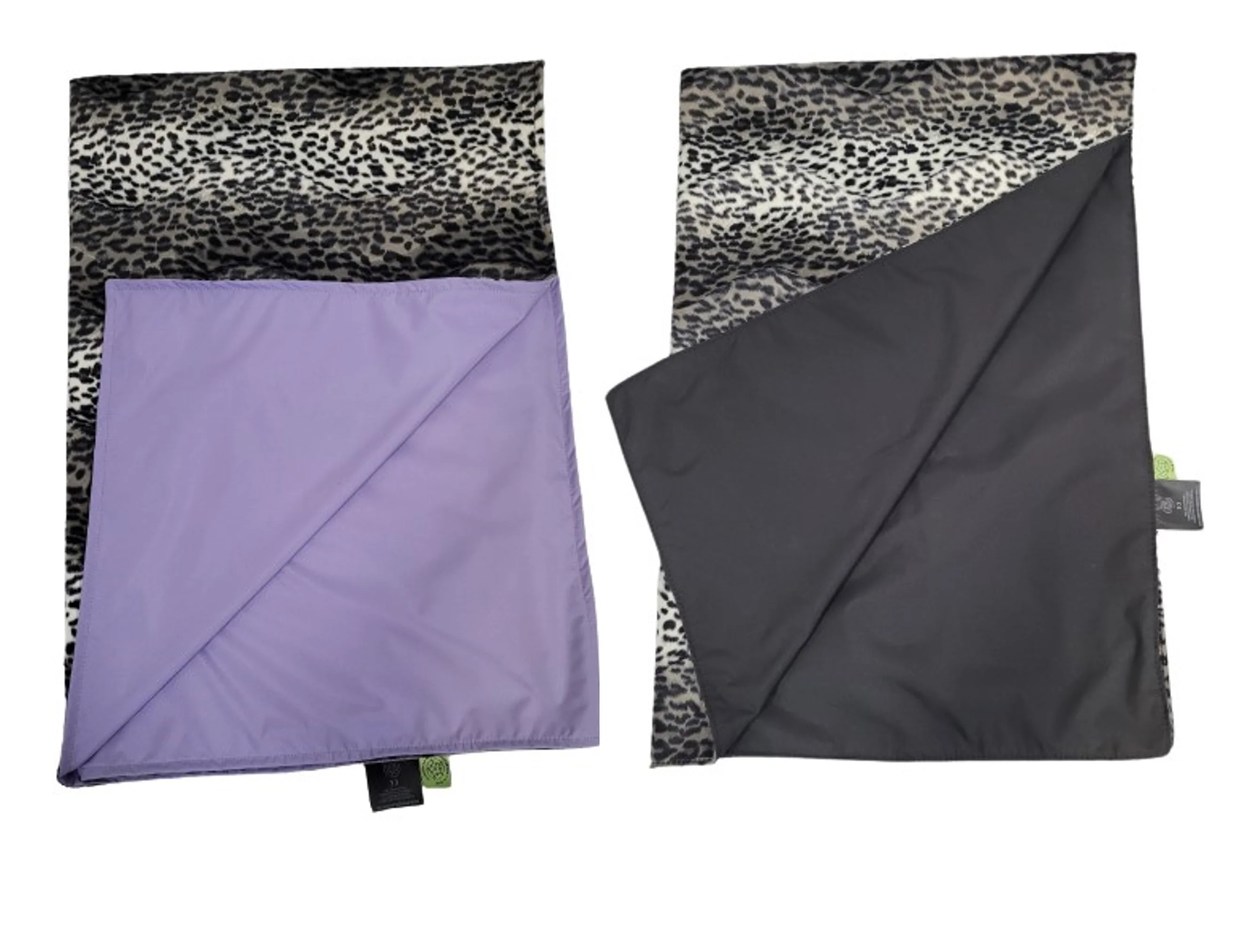 Water Resistant Cosy Fleece Blanket – Grey Cheetah Print from Made in the Mill - Image 3