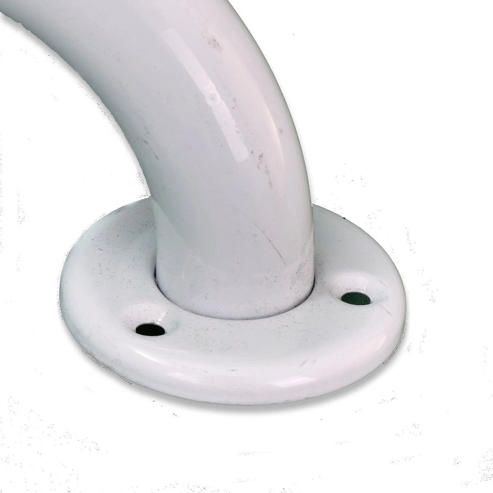 White Angled Grab Bar - Mobility L-Shaped Grab Bars Rails - 21" (540mm) - Image 4