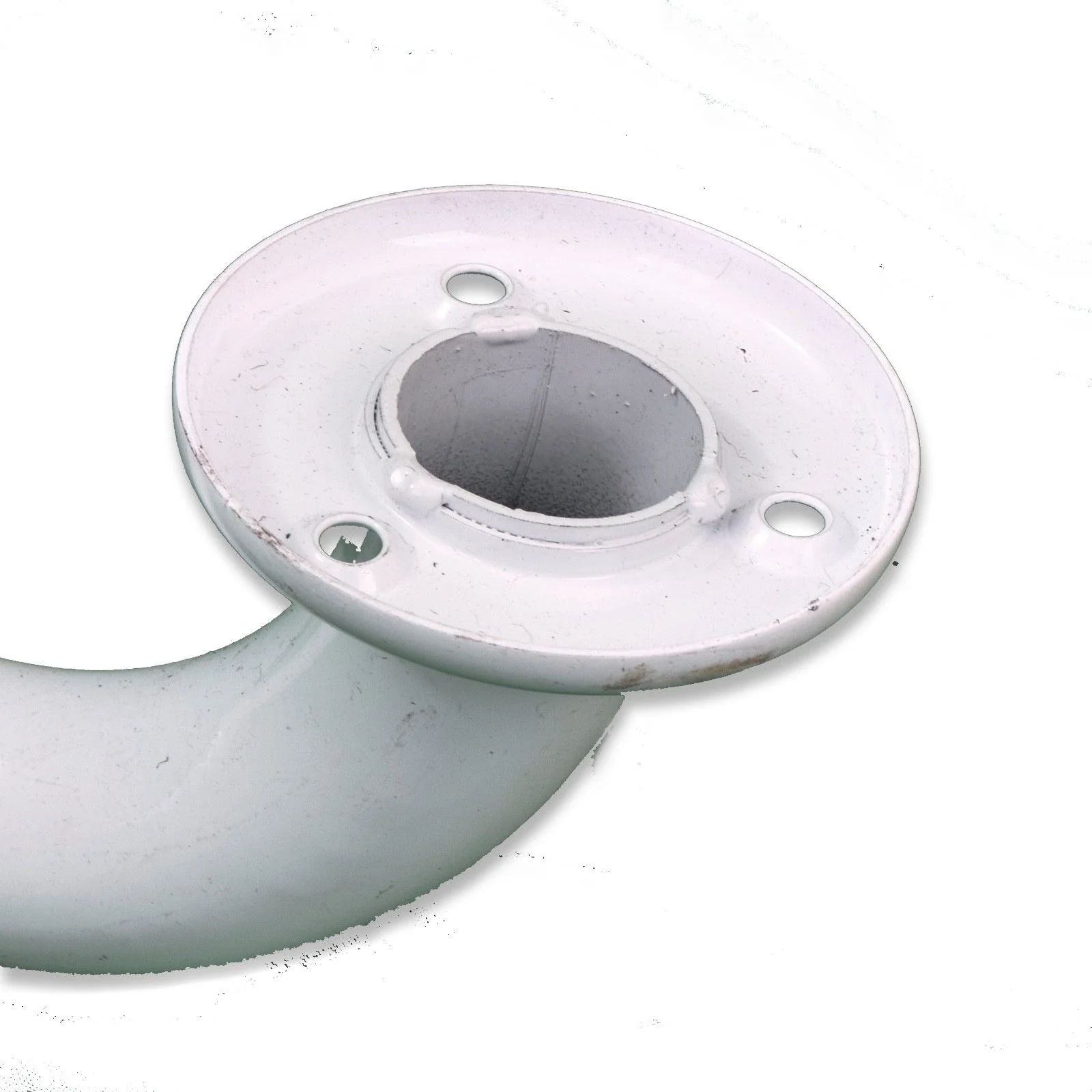White Angled Grab Bar - Mobility L-Shaped Grab Bars Rails - 21" (540mm) - Image 7