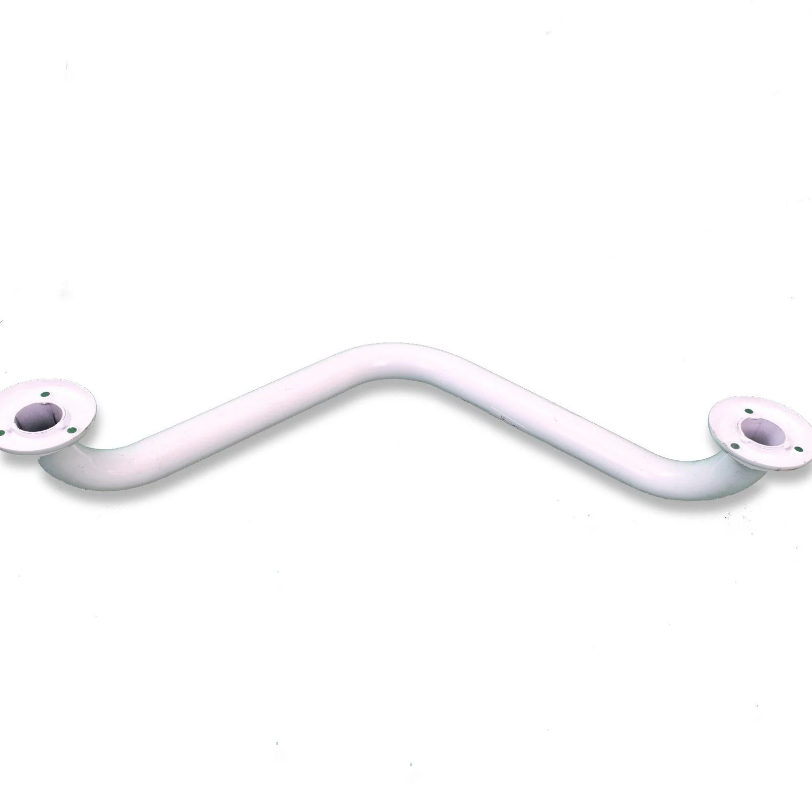 White Angled Grab Rail - Mobility L-Shaped Grab Bars Rails - 14" (350mm) - Image 2